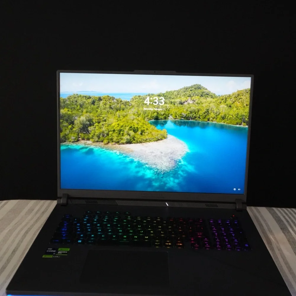 Sleek Black Laptop for Versatile Use